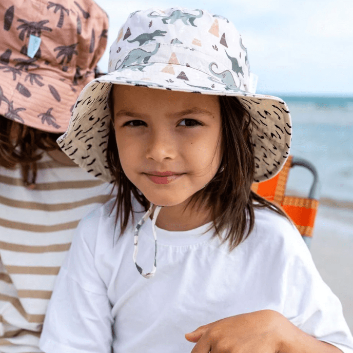 Acorn Kids Dino Delight Wide Brim Bucket Hat