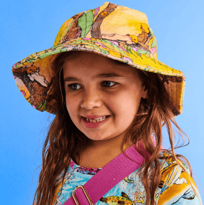 Kip and Co May Gibbs Sunrise Delight Terry Kids Beach Hat