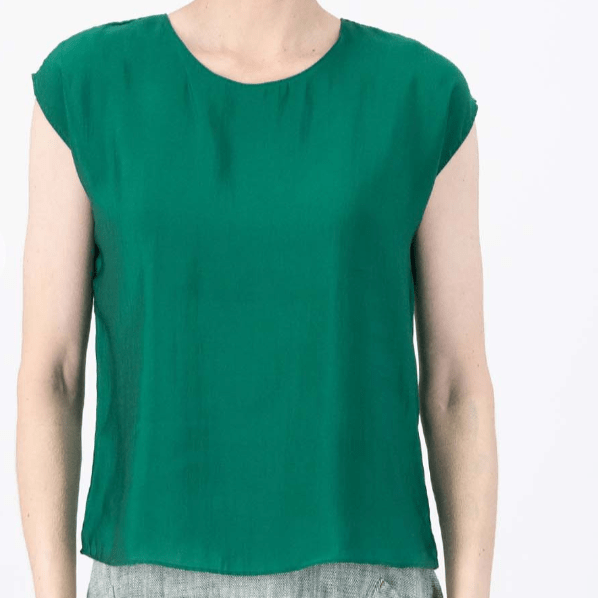 Olga De Polga Skyscraper Tee Dark Green