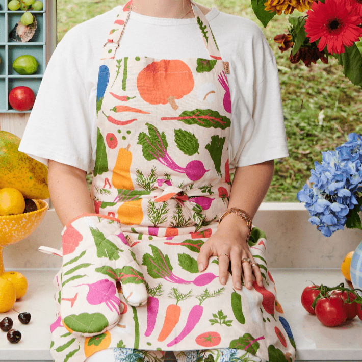 Stephanie Alexander Harvest Linen Apron