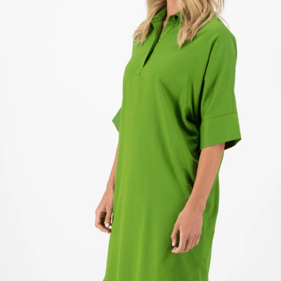 Olga De Polga Marianna Estilo Shift Dress Green