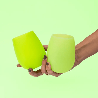 Porter Green Fegg Silicone Lime Tumblers