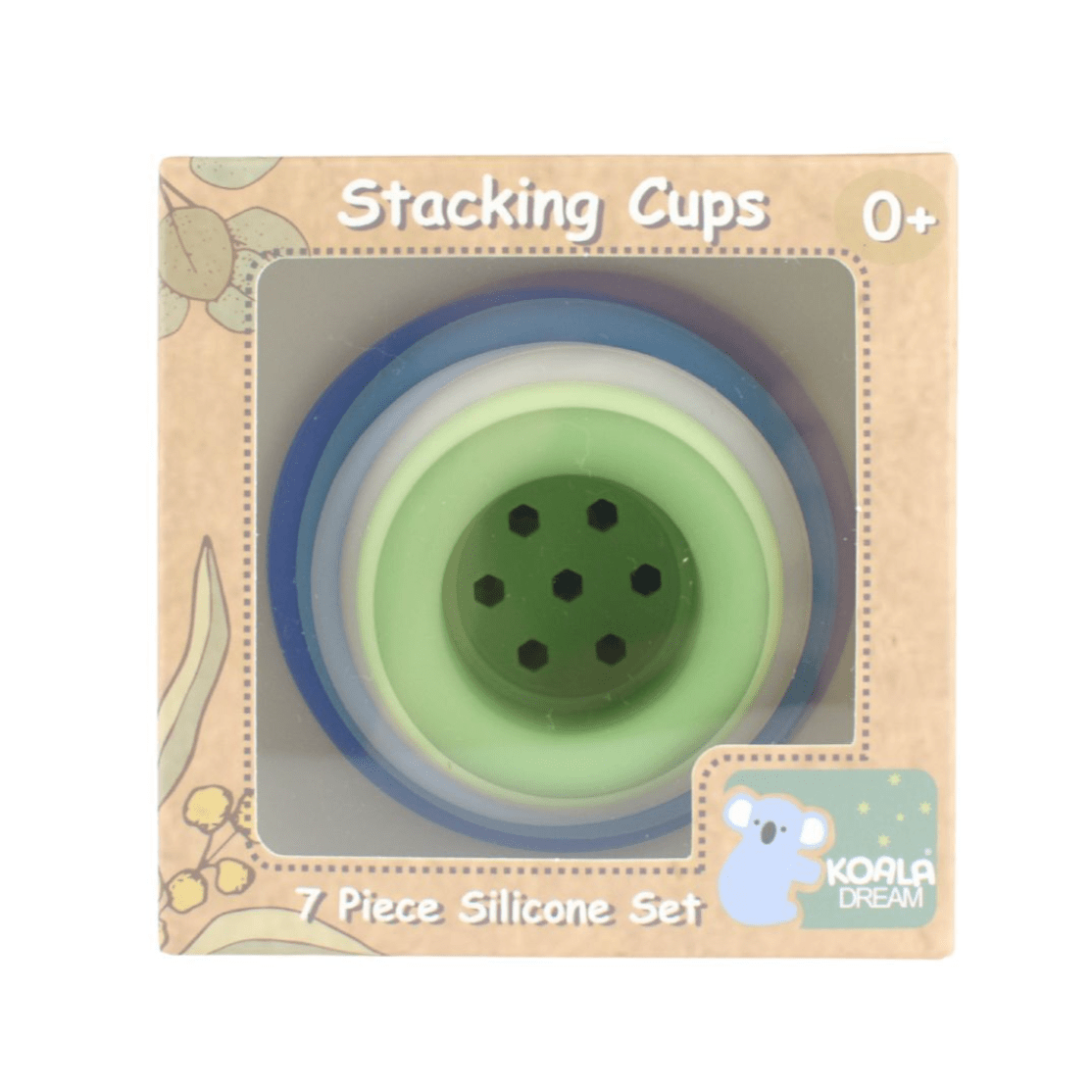 Silicone 7 pc Stacking Cups