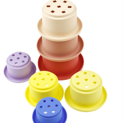 Silicone 7 pc Stacking Cups