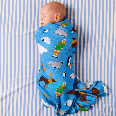 Kip and Co Arctic Circle Bamboo Swaddle