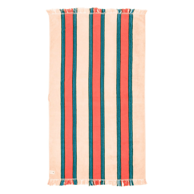 Business and Pleasure Beach Towel Bistro Dusty Pink Stripe