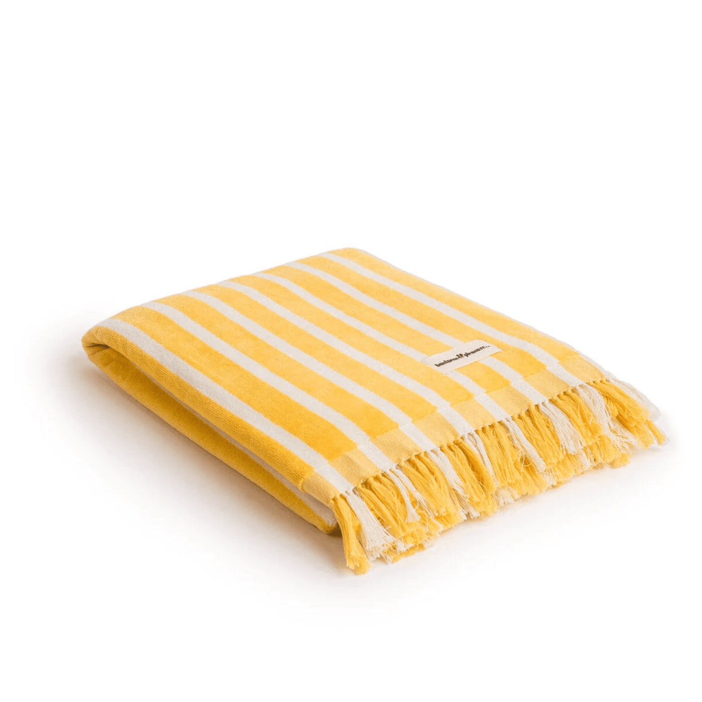 Business and Pleasure Beach Towel Monaco Mimosa Stripe