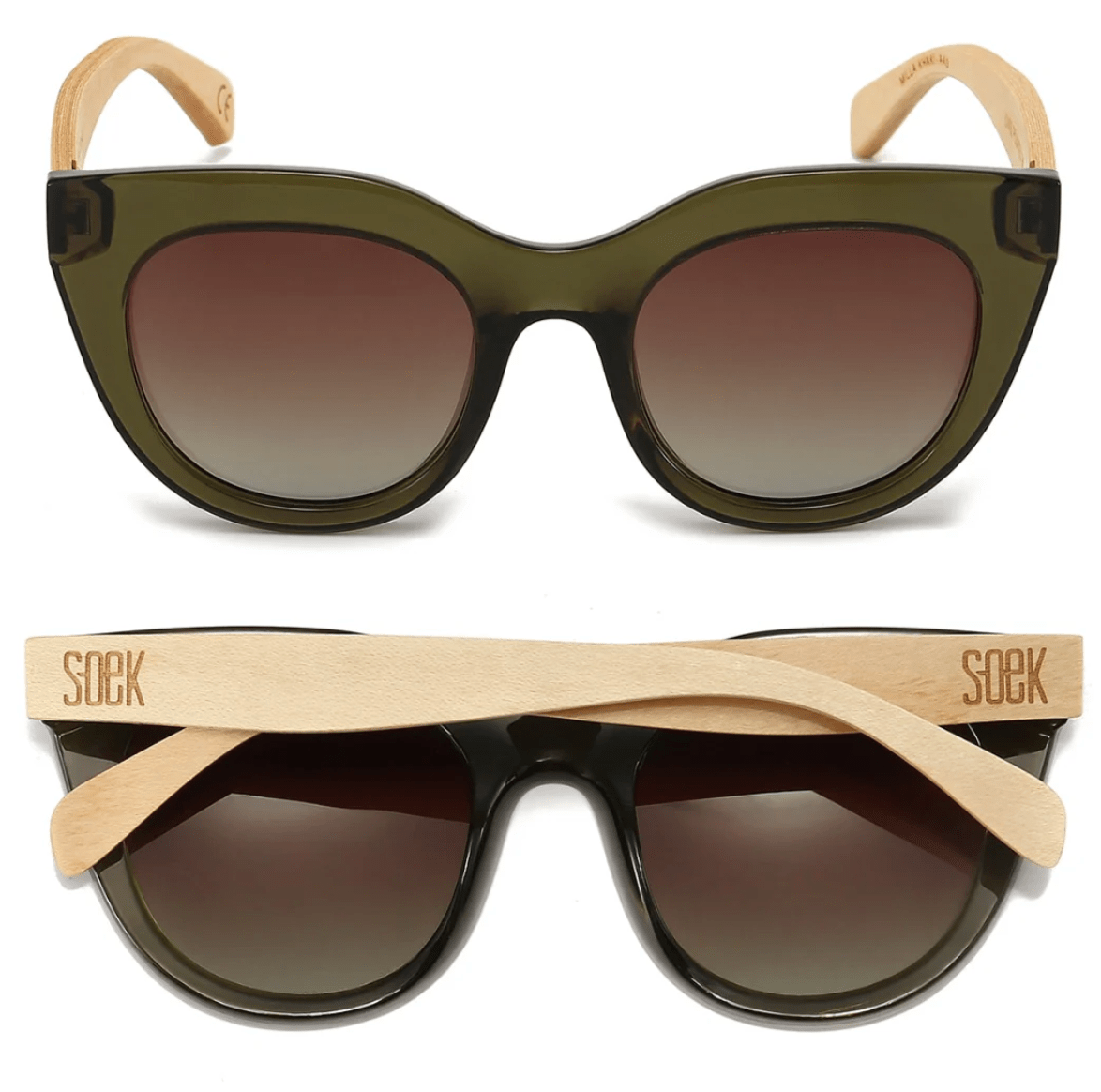 Soek Milla Khaki Sunglasses