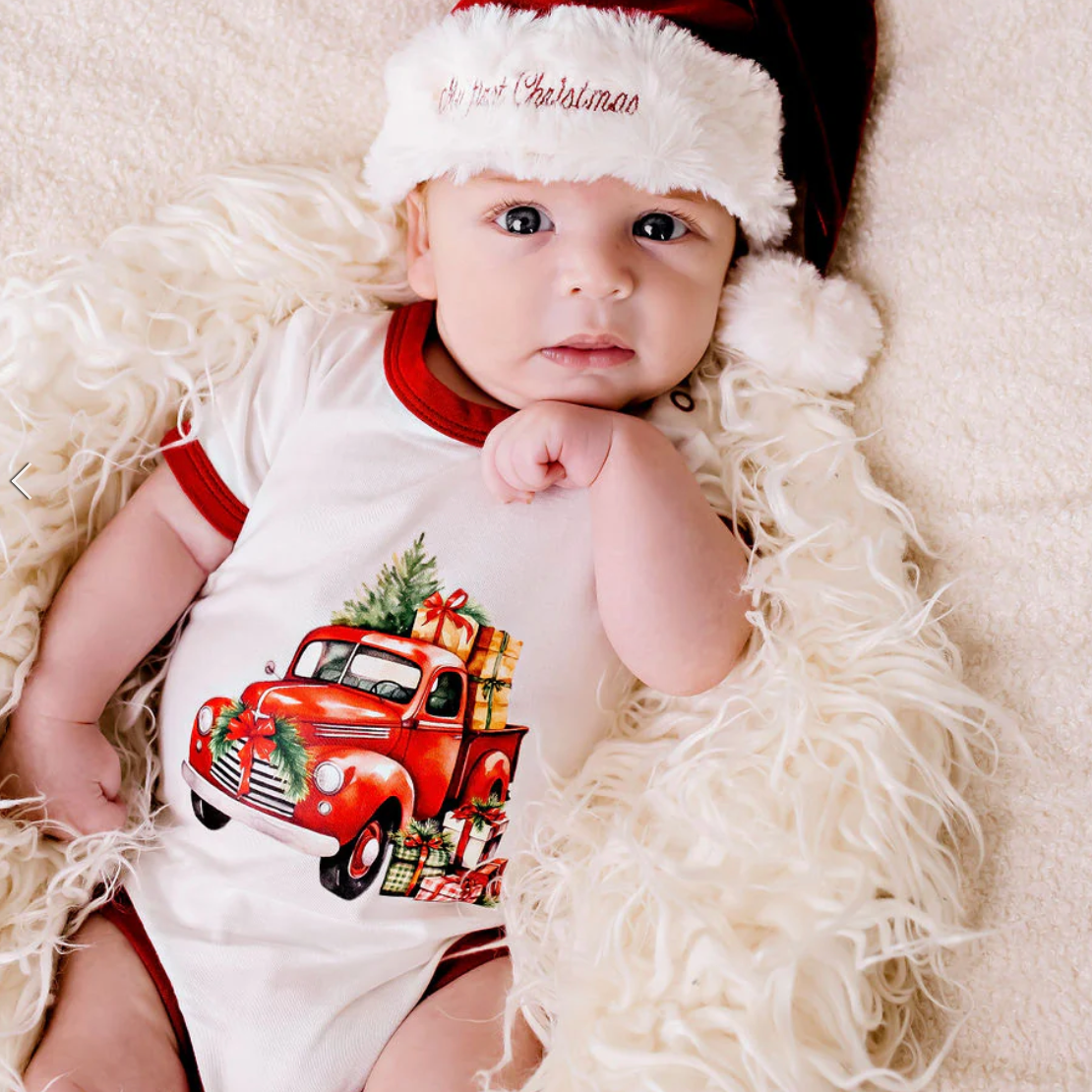 Confetti Kids Christmas Truck Bodysuit