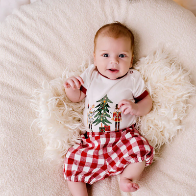 Confetti Kids Red Gingham Bloomers