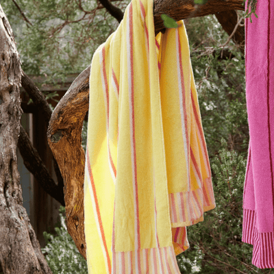 Kip and Co Pina Colada Stripe Beach/Bath Towel