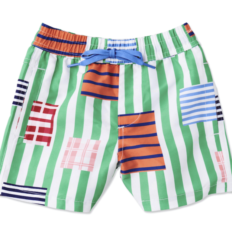 Kip and Co Stripe on Stripe Boardies