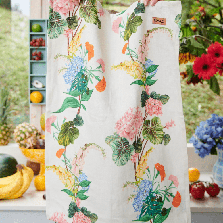 Kip and Co Bouquet Beauty Linen Tea Towel