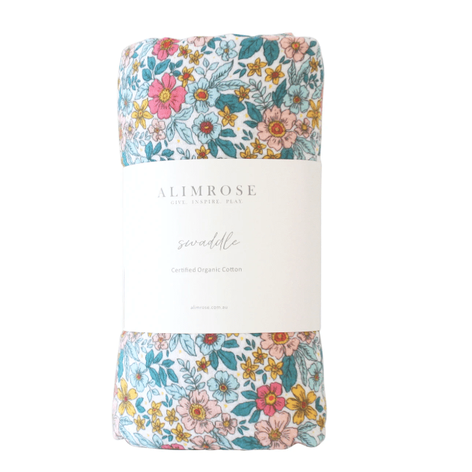 Alimrose Muslin Swaddle French Garden