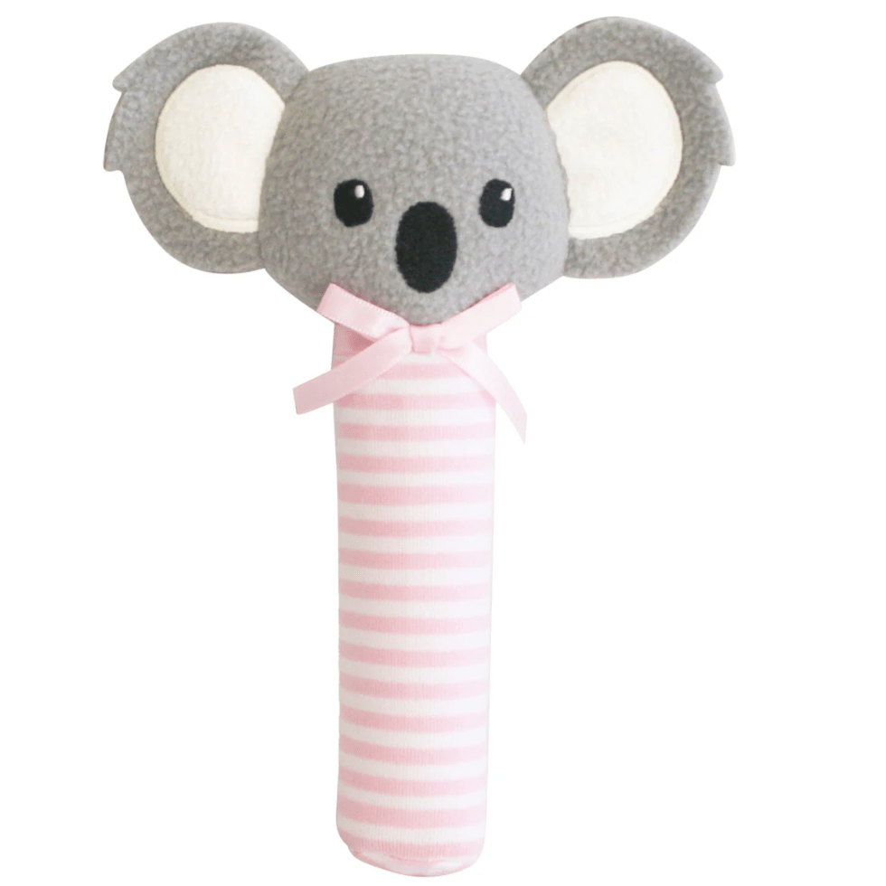 Alimrose Baby Koala Squeaker Pink