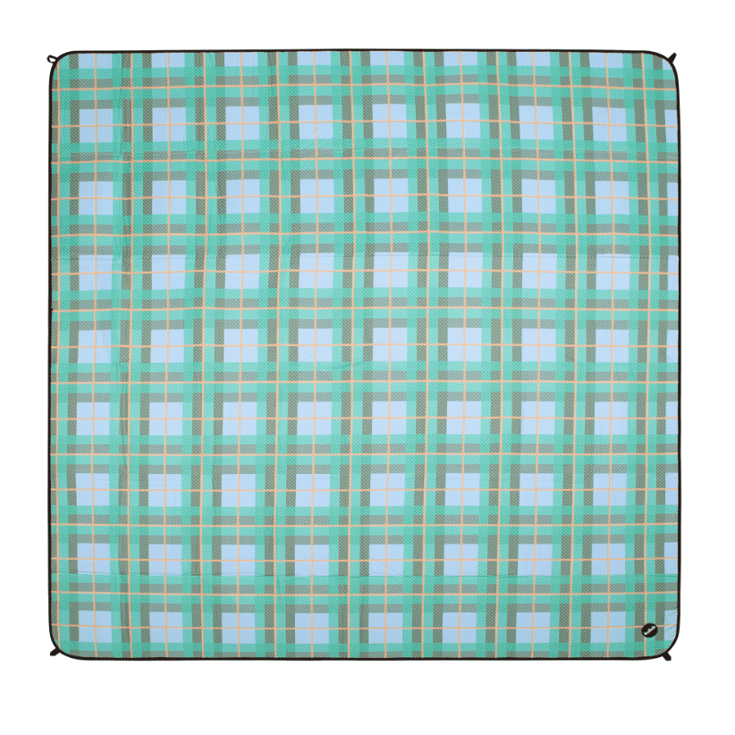 Kollab Picnic Mat Ocean Check