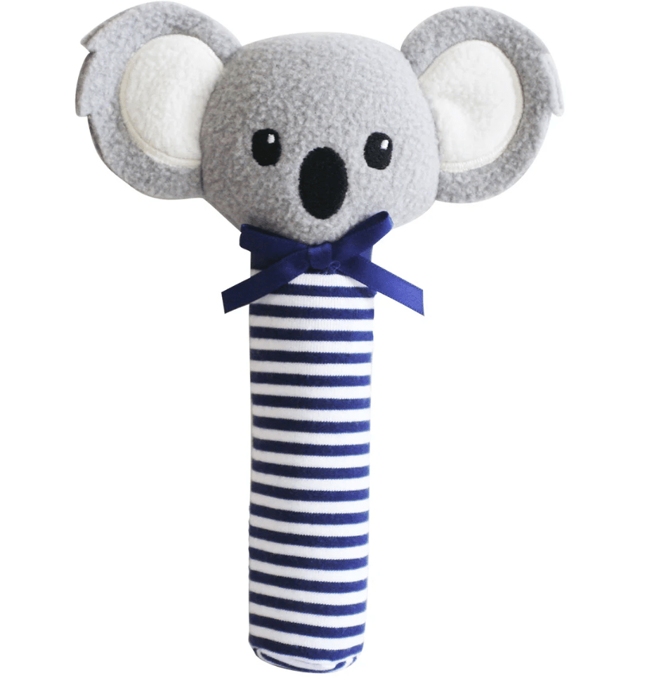 Alimrose Baby Koala Squeaker Navy