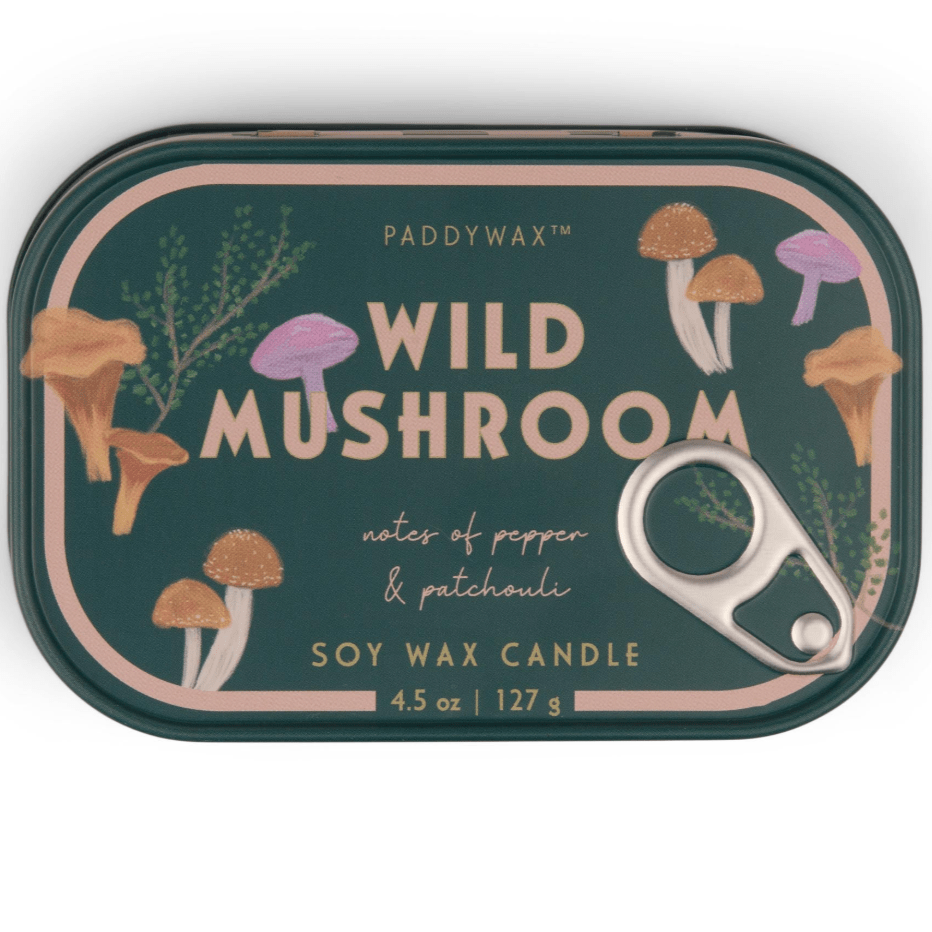 Bistro 4.5oz Mushroom Printed Tin Wild Mushroom