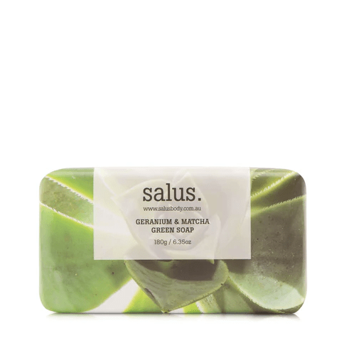 Salus Geranium & Matcha Green Soap