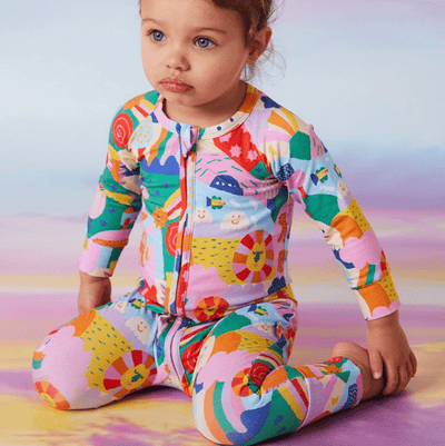 Halycon Nights Rainbow Valley Long Sleeve Romper