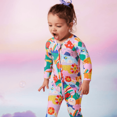 Halycon Nights Rainbow Valley Long Sleeve Romper