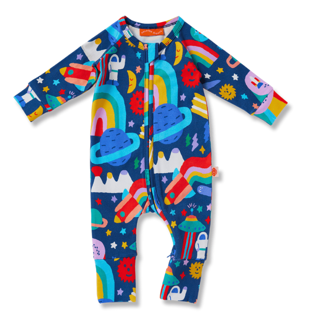 Halcyon Nights Rocket Ride Long Sleeve Romper