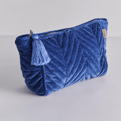 Kip and Co Ocean Dreamer Velvet Toiletry Bag