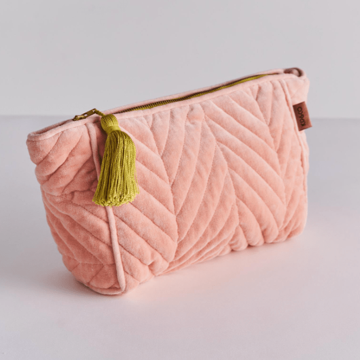 Kip and Co Tuscan Sunset Velvet Toiletry Bag