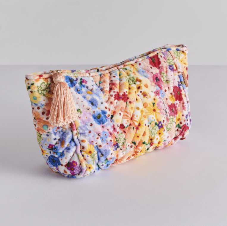 Kip and Co Posie Lane Velvet Toiletry Bag