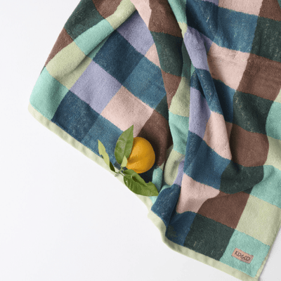 Kip and Co Woodlands Tartan Terry Hand Towel