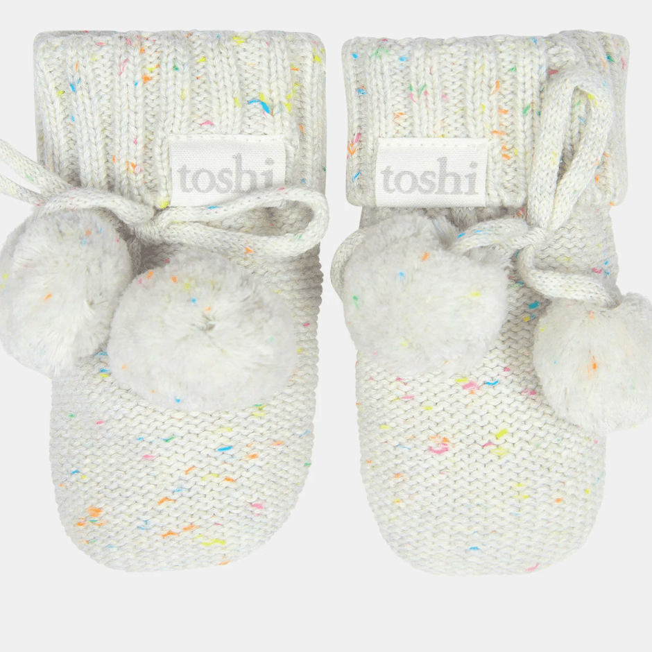 Toshi Organic Booties Marley/Snowflake