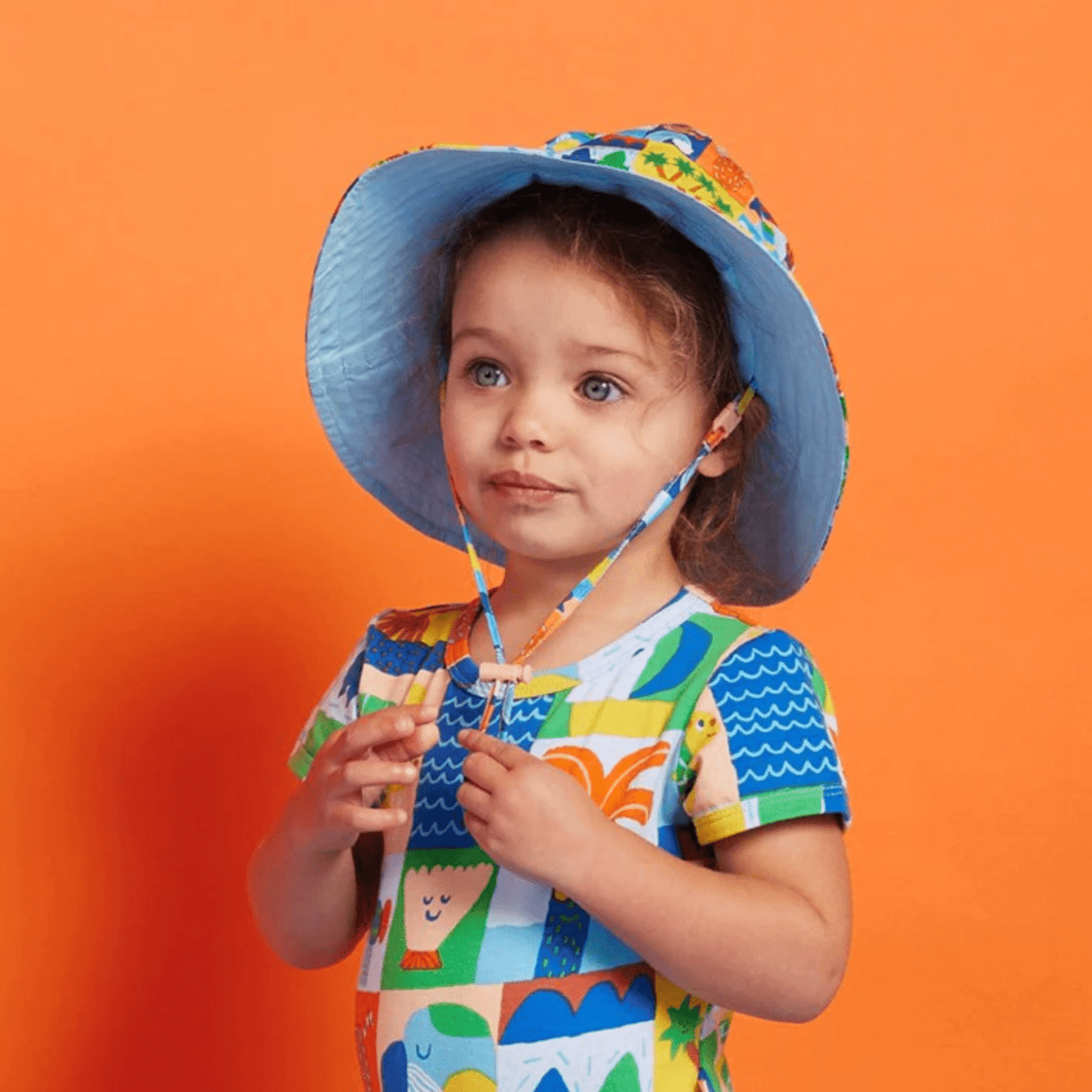 Halcyon Nights Hello Sunshine Kids Sun Hat 2-5yr