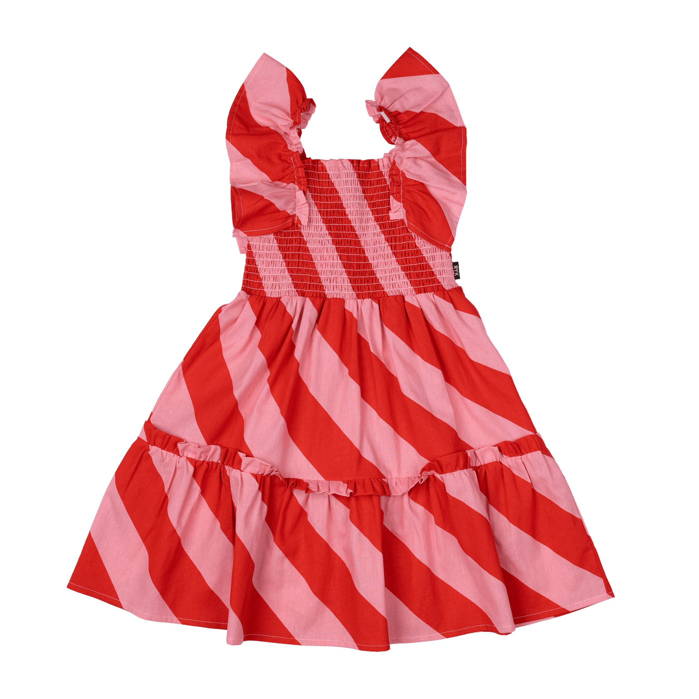 Rock Your Kid Candy Wrap Shirred Dress