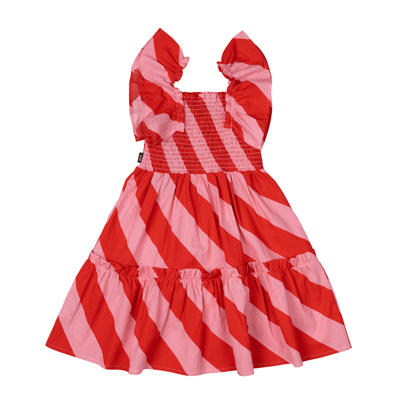 Rock Your Kid Candy Wrap Shirred Dress