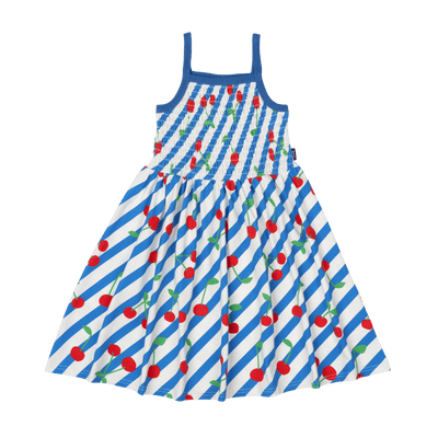 Rock Your Kid Cherry Stripes Sun Dress