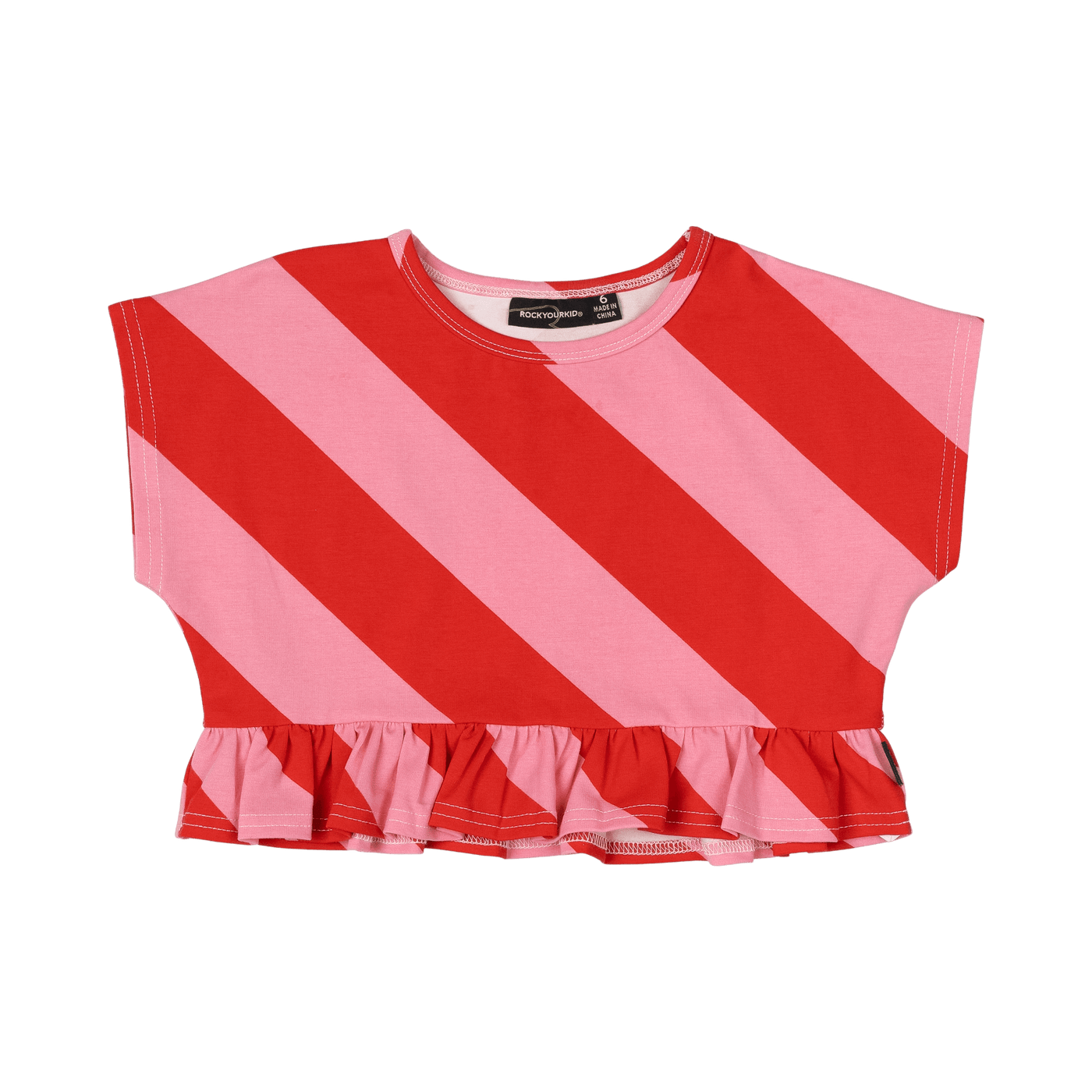 Rock Your Kid Candy Wrap Frill T Shirt