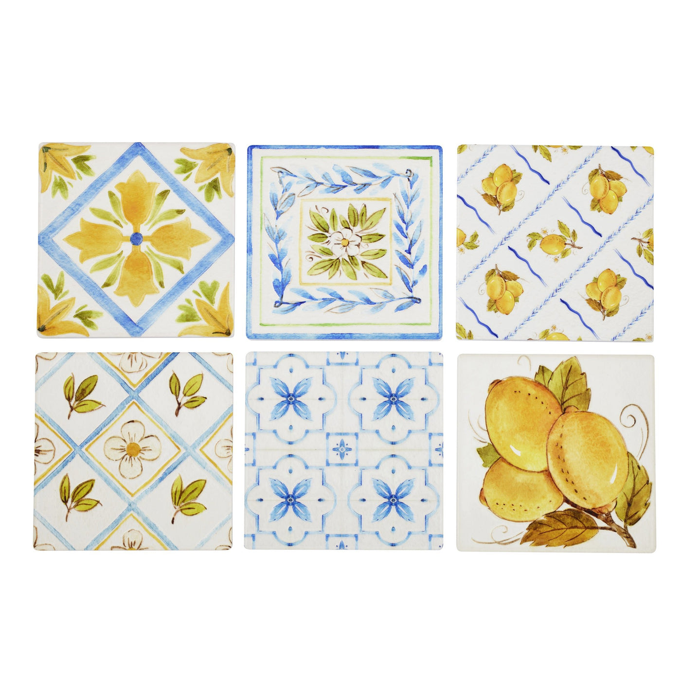 Limone Ceramic Coasters