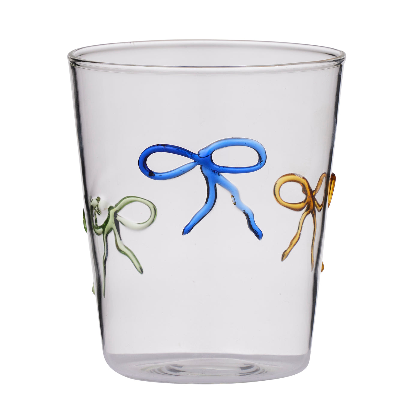 Bow Glass Tumbler Multi