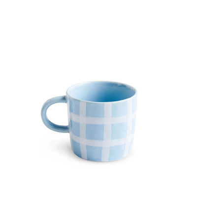 Kip and Co Blue Bird Tartan Mug 2P Set