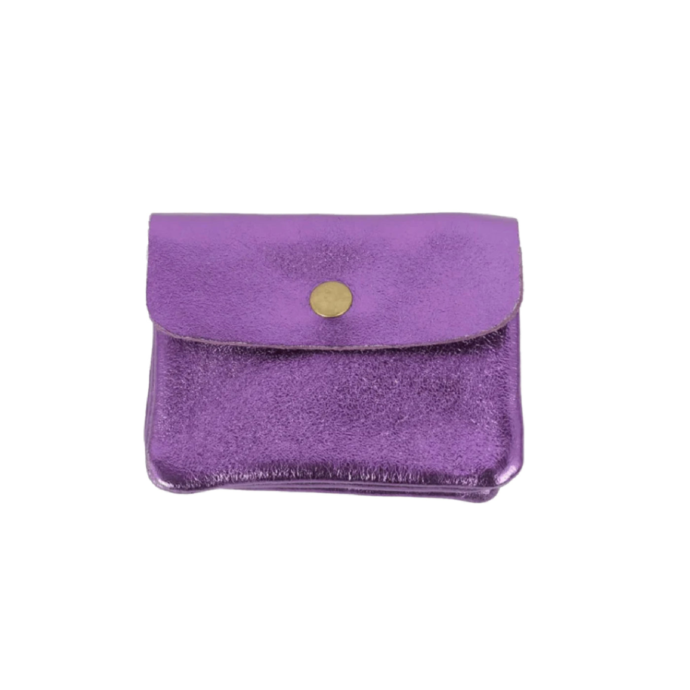 Maison Fanli Coin Purse Metallic Purple