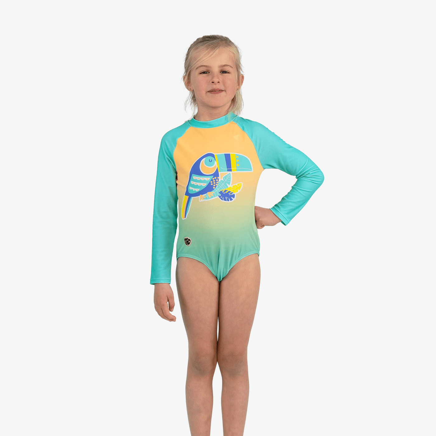 The Girl Club Toucan Long Sleeve Swimsuit