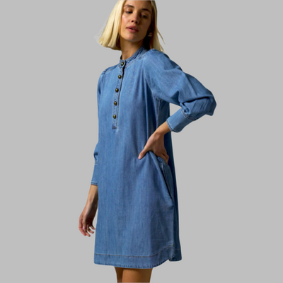 Zoe Kratzmann Elocution Dress Light Washed Denim