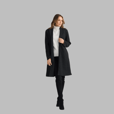 Brave and True Bella Coat Black Marle