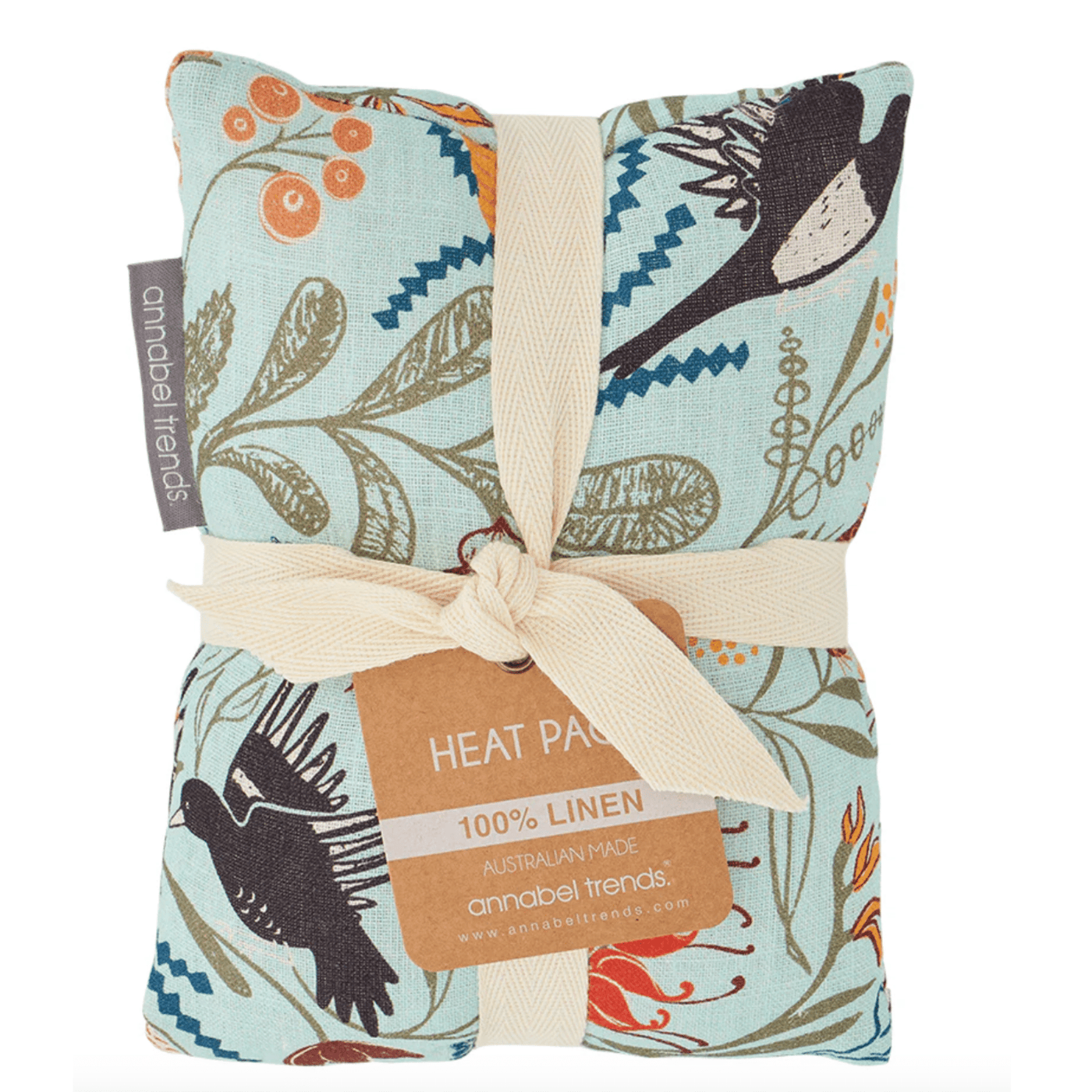 Linen Heat Pillow Magpie Floral