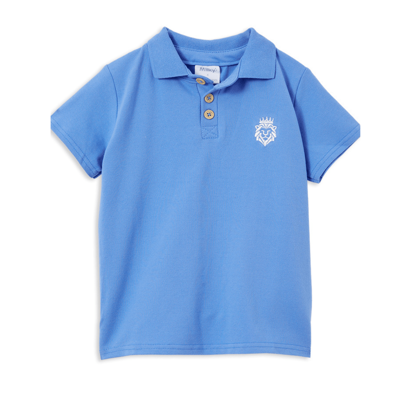 Milky Clothing Sky Blue Polo Shirt