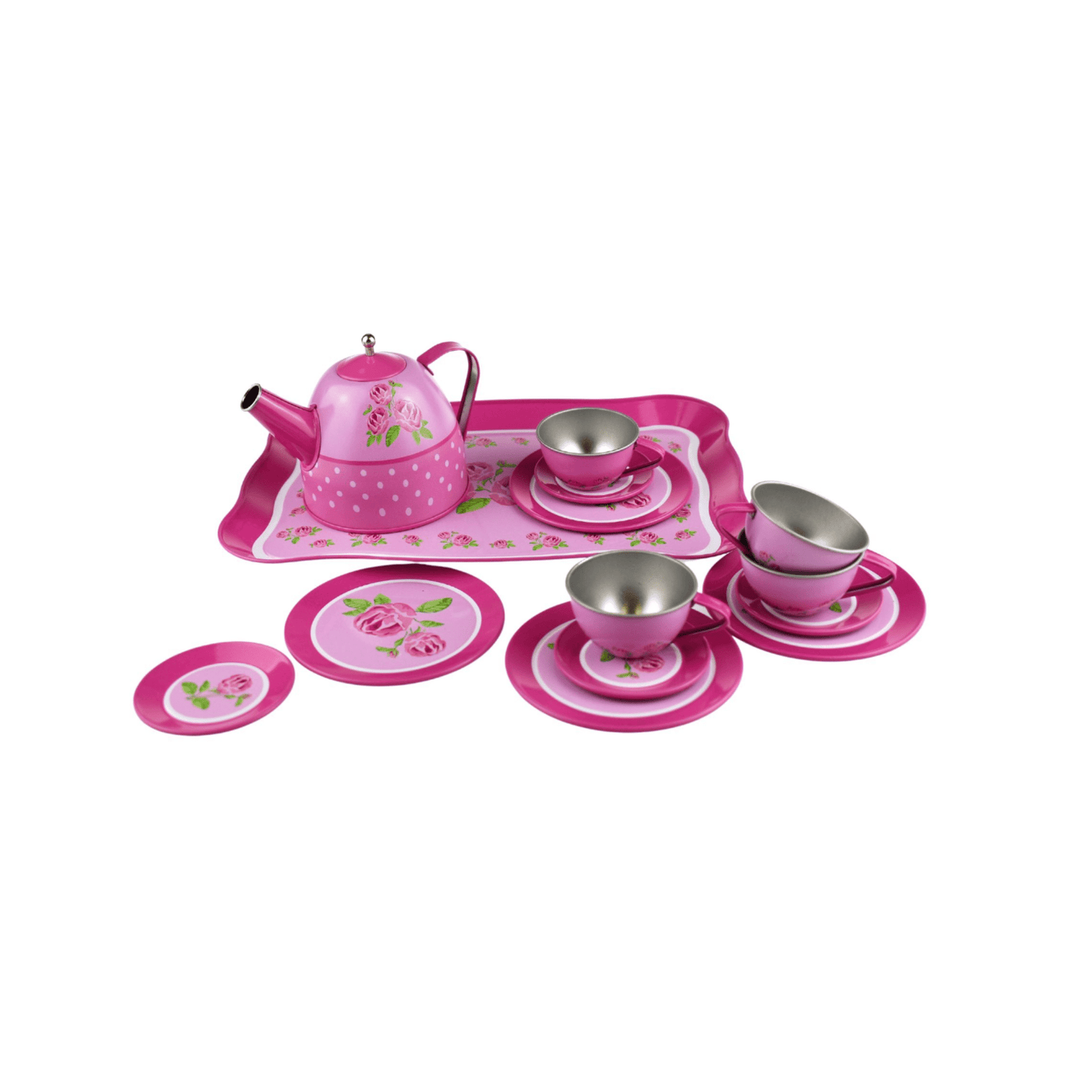 Pink Rose Tea Set