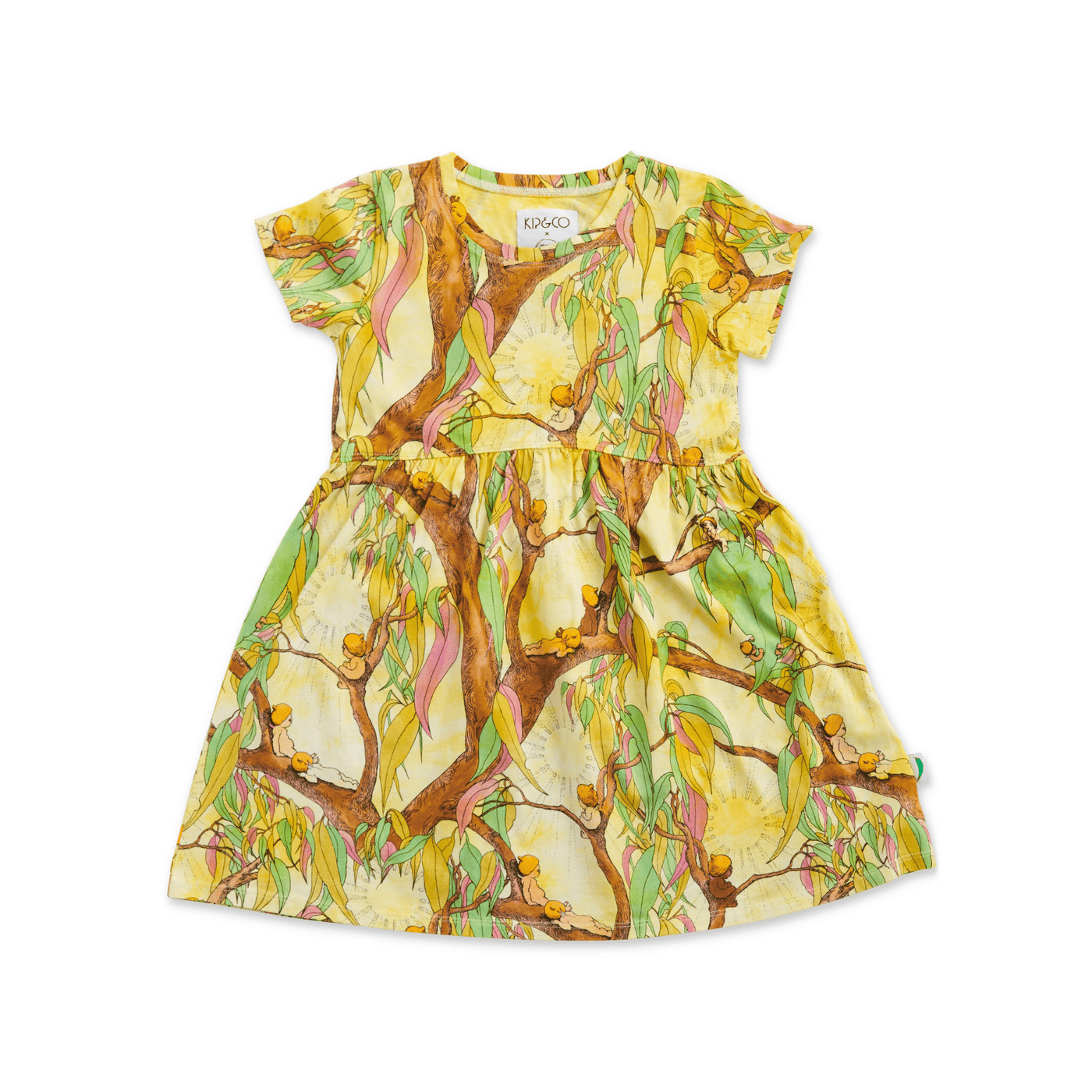 Kip and Co May Gibbs Sunrise Delight Tie Dye Organic Cotton Dress