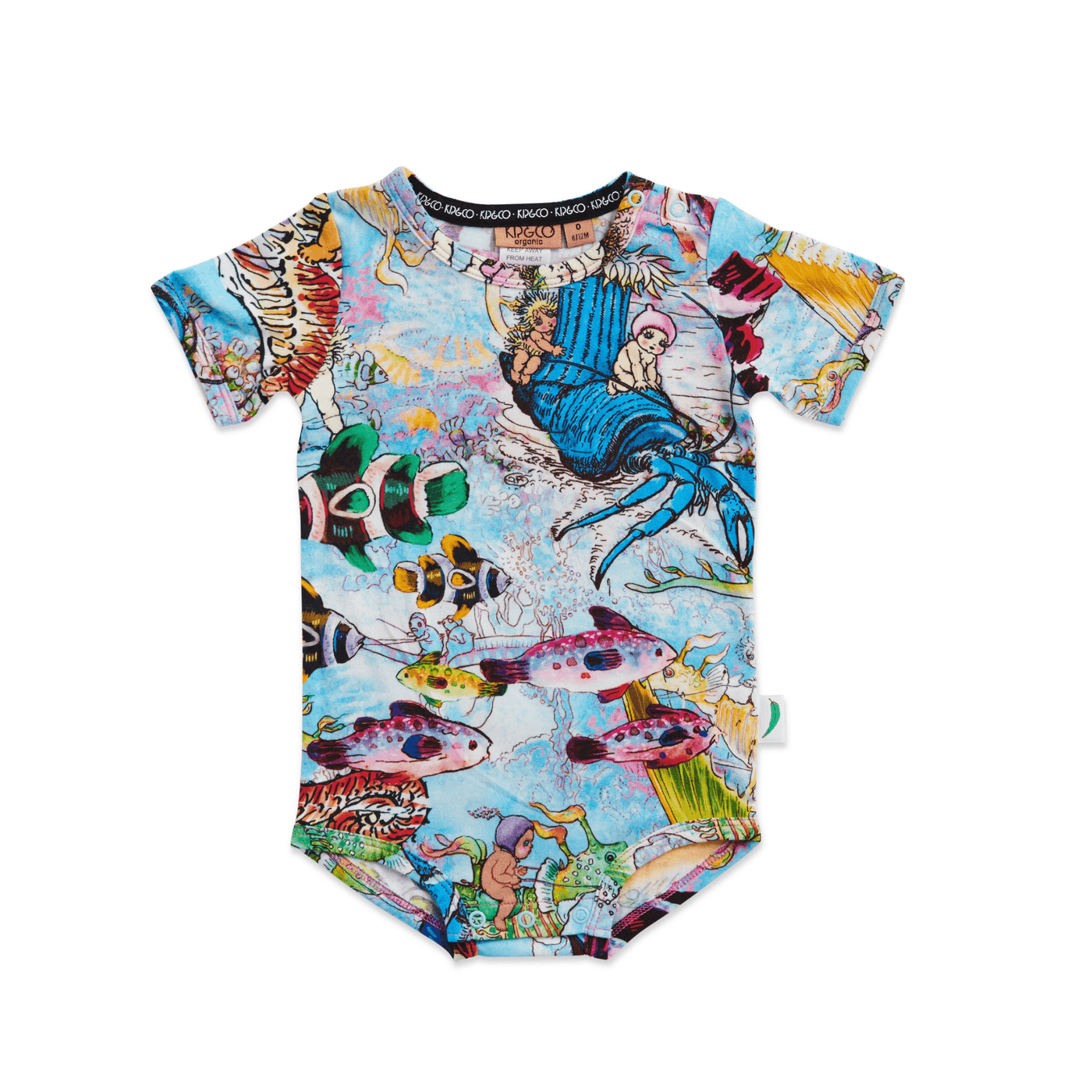 Kip and Co May Gibbs Waterworld Organic Short Sleeve Romper