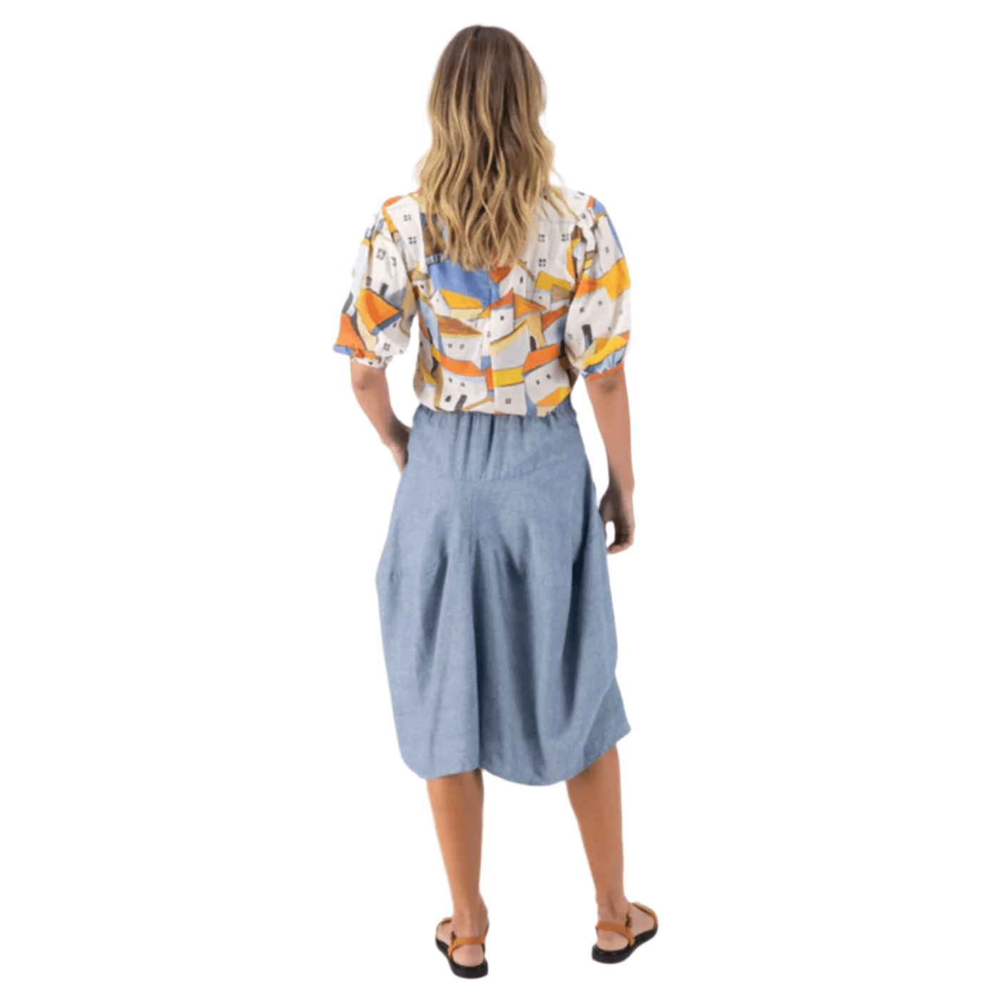 Olga De Polga Milwaukee Traveller Skirt Sky Blue