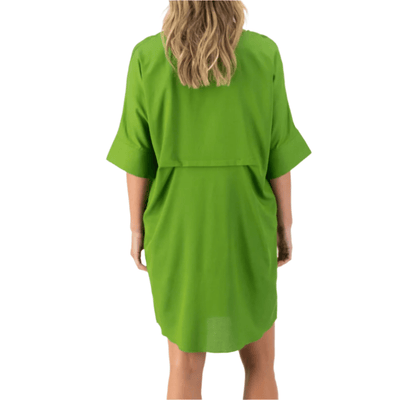 Olga De Polga Marianna Estilo Shift Dress Green